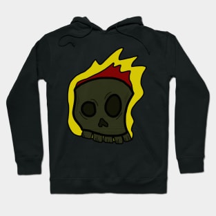 Fire skull Hoodie